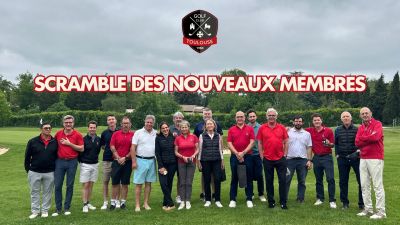 C'était le scramble des nouveaux membres 2026