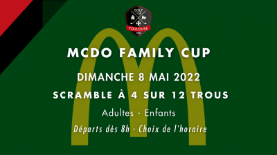 Dimanche 8 mai : McDo Family Cup