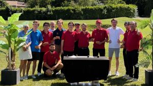 C'était le championnat du club en foursome - mixed up