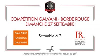 Galvani & Borde Rouge Cup - Dimanche 27 septembre